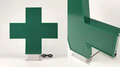 Croix de Pharmacie lumineuse led